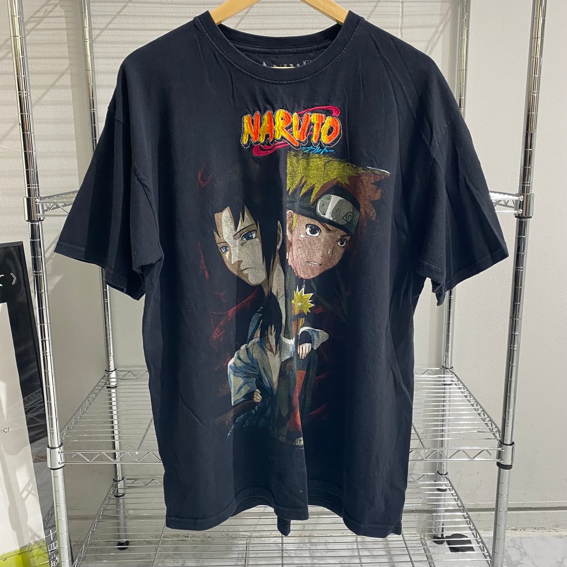 나루토 사스케 멕시칸 부틀렉 애니메이션 티셔츠 상품이미지1