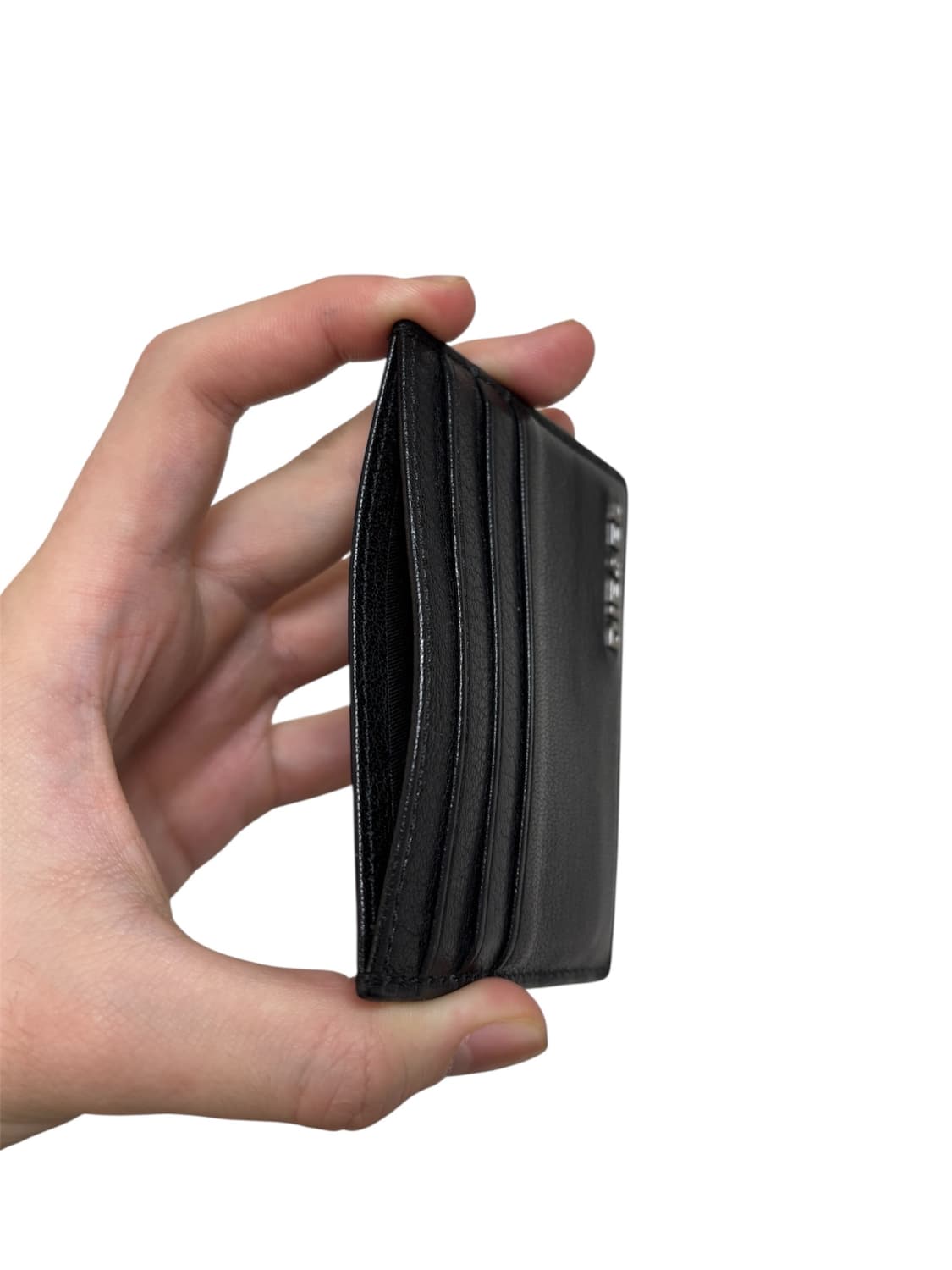 디젤 메탈로고 블랙 카드지갑  상품이미지4