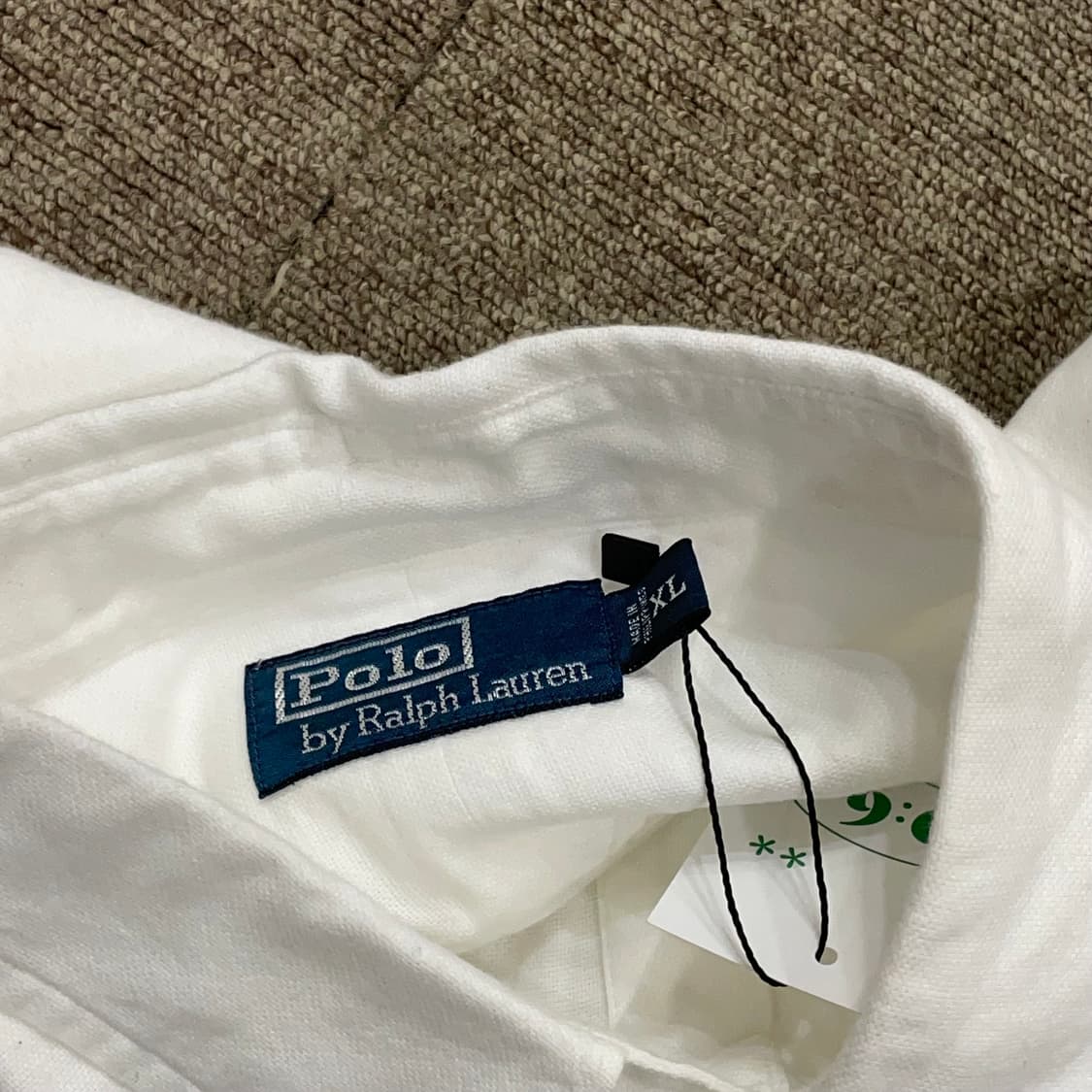 (XL) POLO 폴로 랄프로렌 화이트 셔츠 상품이미지5