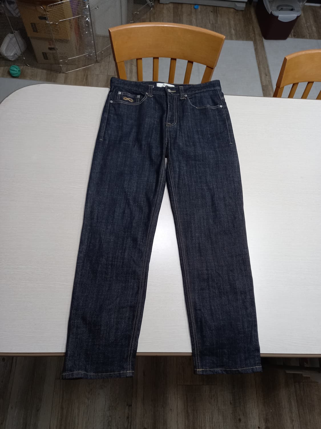 32 PLAC Steeze 스판 슬림일자진 흑청 32-261 상품이미지1