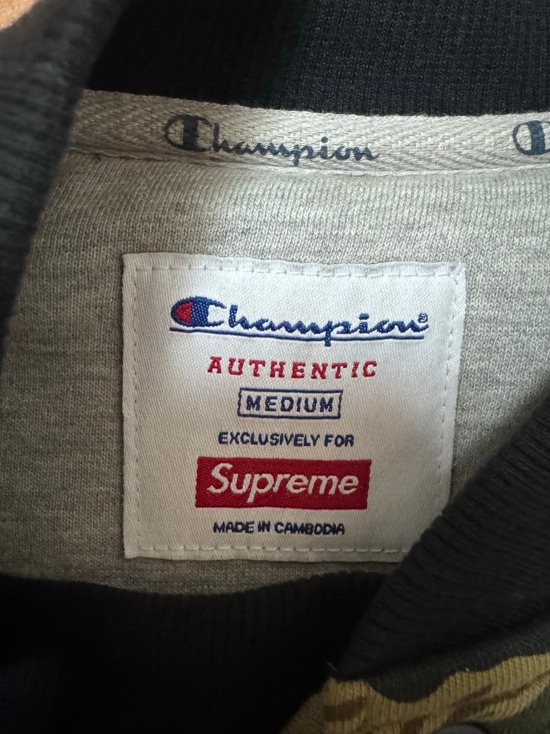 슈프림 X 챔피온 바시티 자켓 상품이미지3