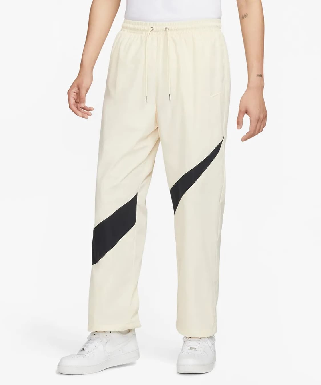 (m) 나이키 스우시 우븐 팬츠 코코넛 밀크 상품이미지1