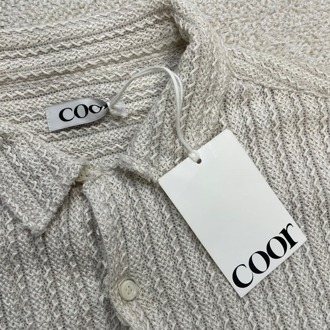 쿠어 Coor 크로셰 반팔 셔츠 상품이미지3