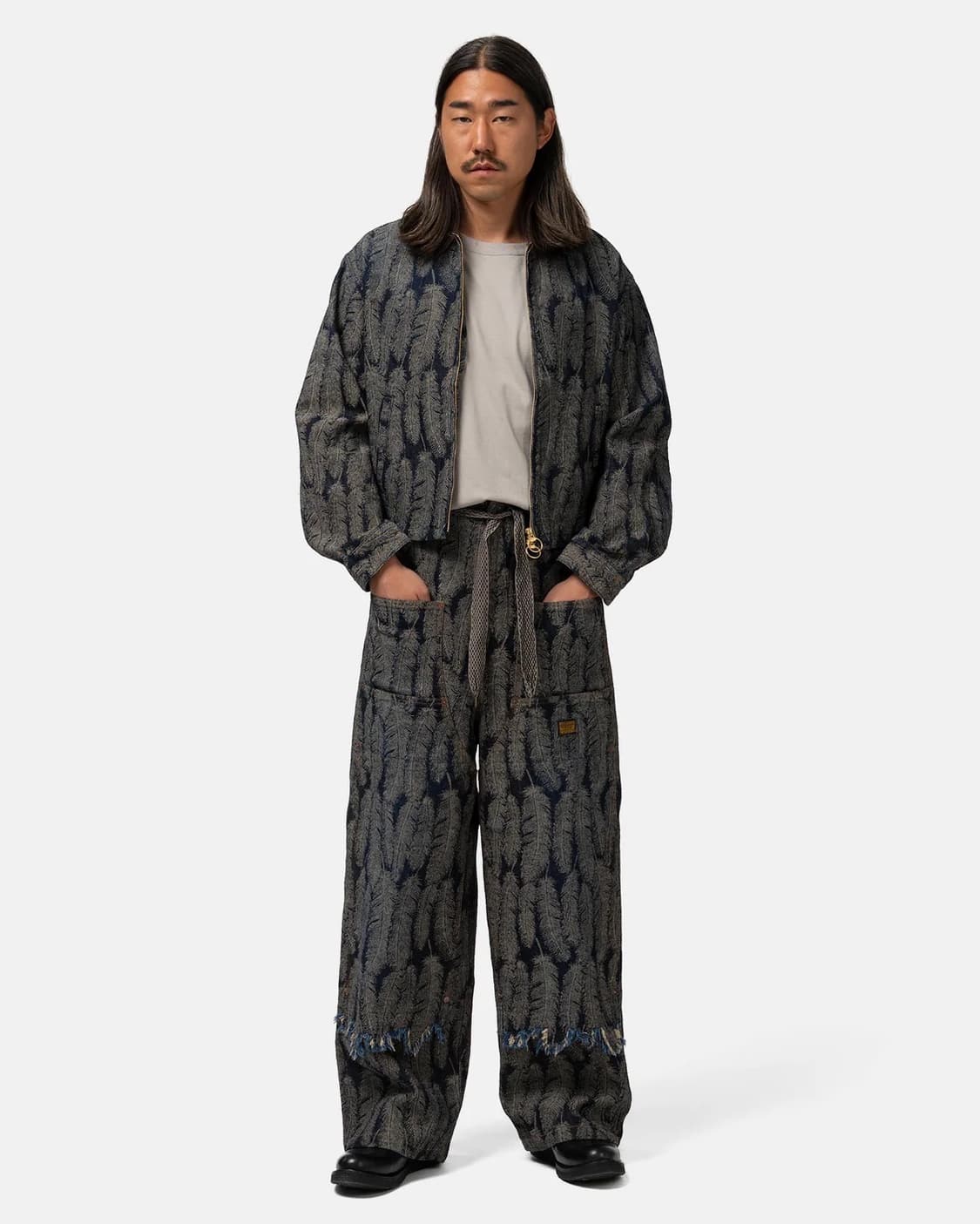 2] 캐피탈 맥파이 페더 더블니 팬츠 상품이미지2