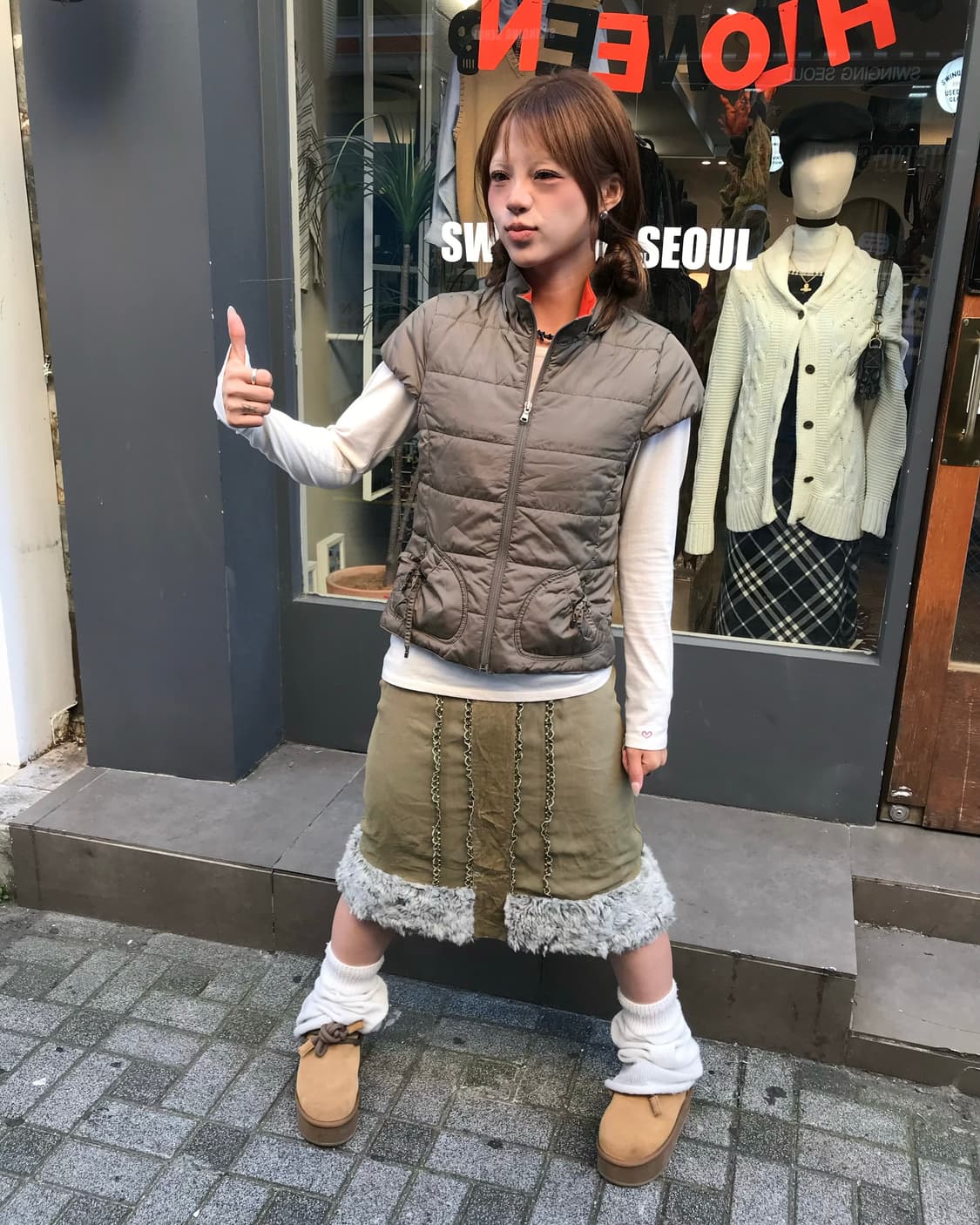 🐾카키 코디🐾 상품이미지3