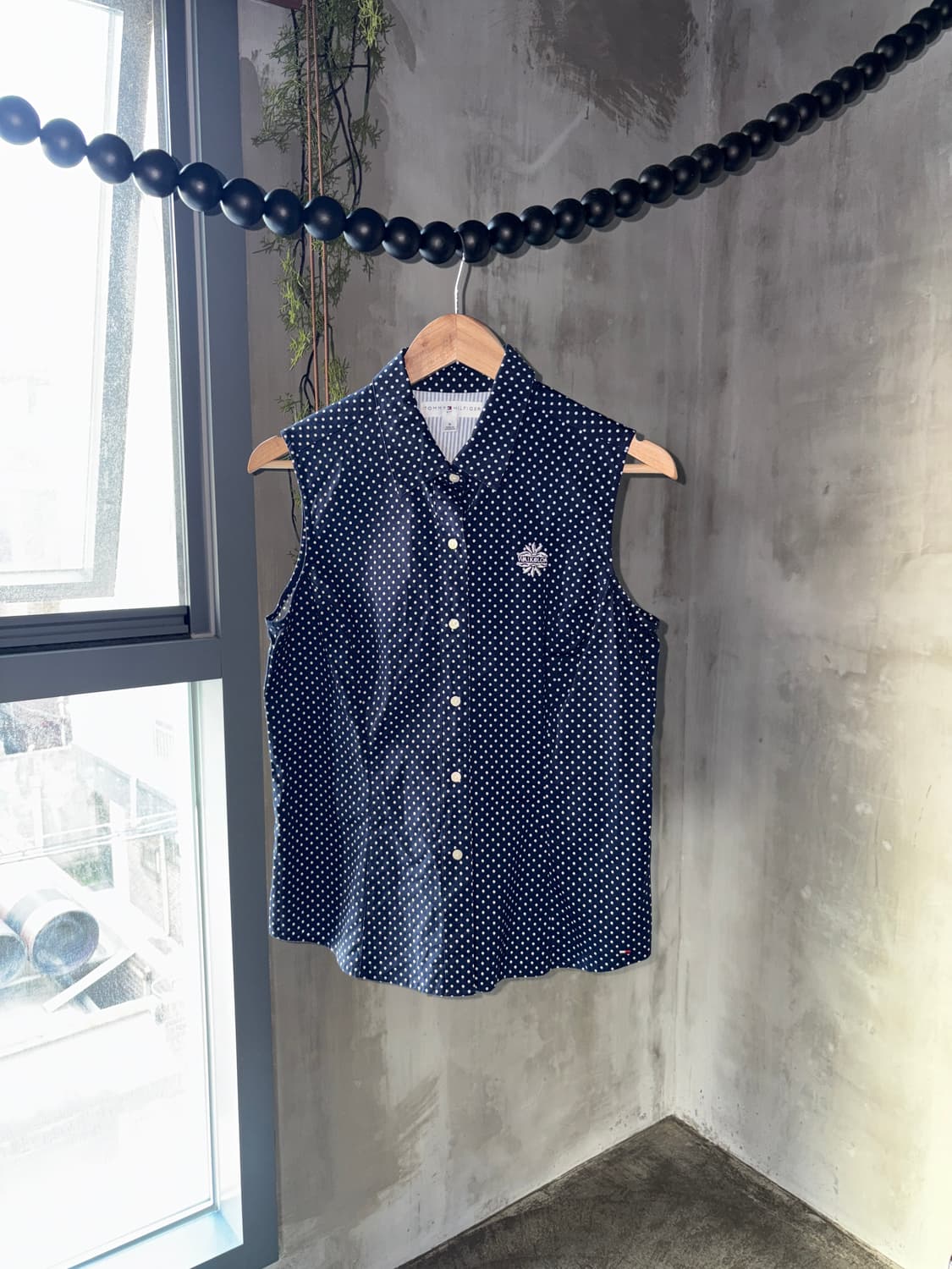 Dot cotton sleeveless 상품이미지1