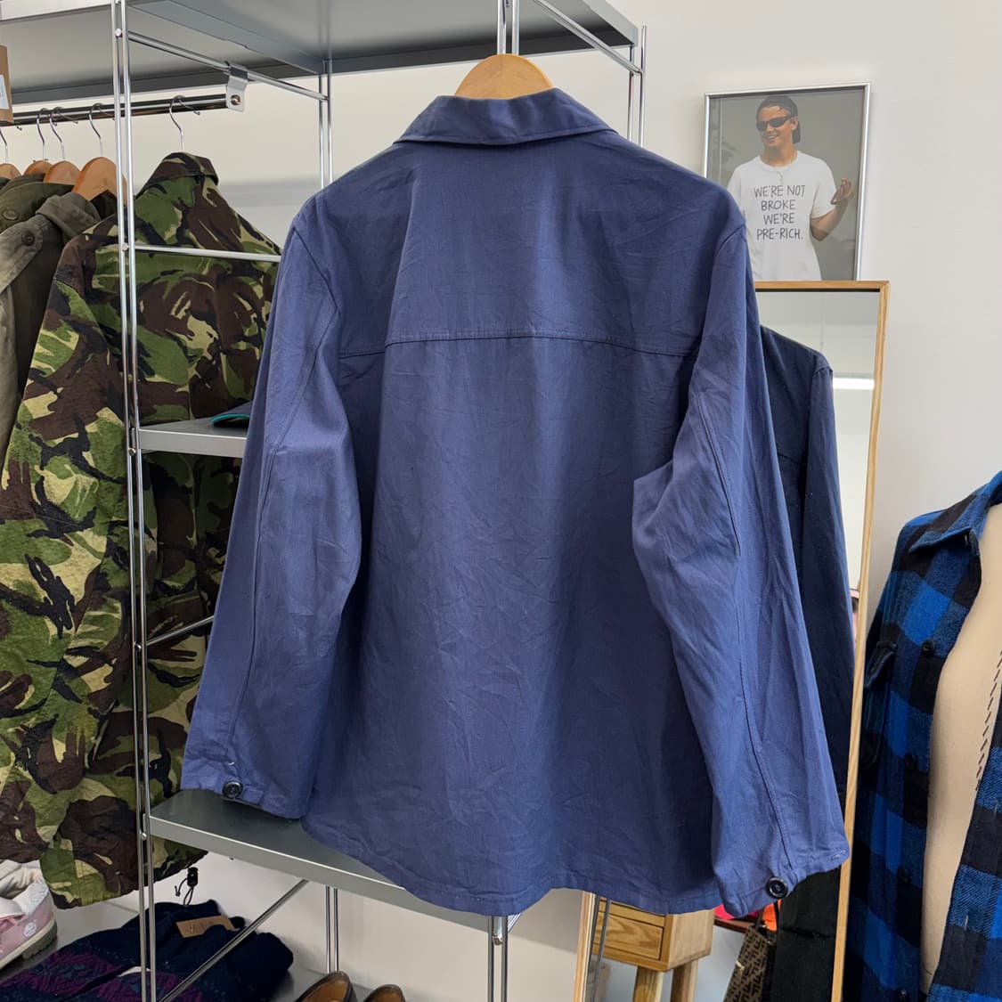 70s 빈티지 프렌치 워크 자켓 (L) 상품이미지5