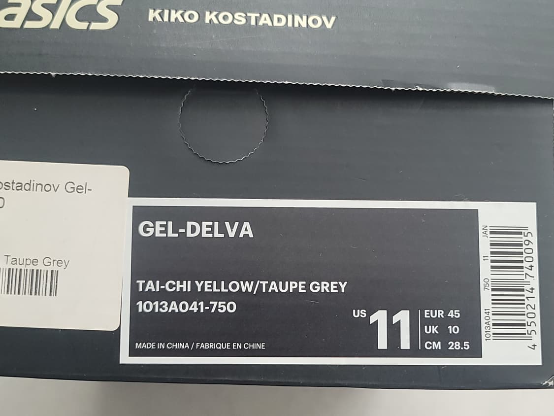 아식스 x 키코 코스타디노브 젤 델바 1 옐로우 상품이미지6