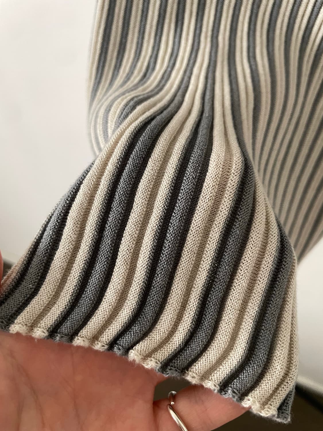 ARMANI COLLEZIONI cotton pleats knit 상품이미지6