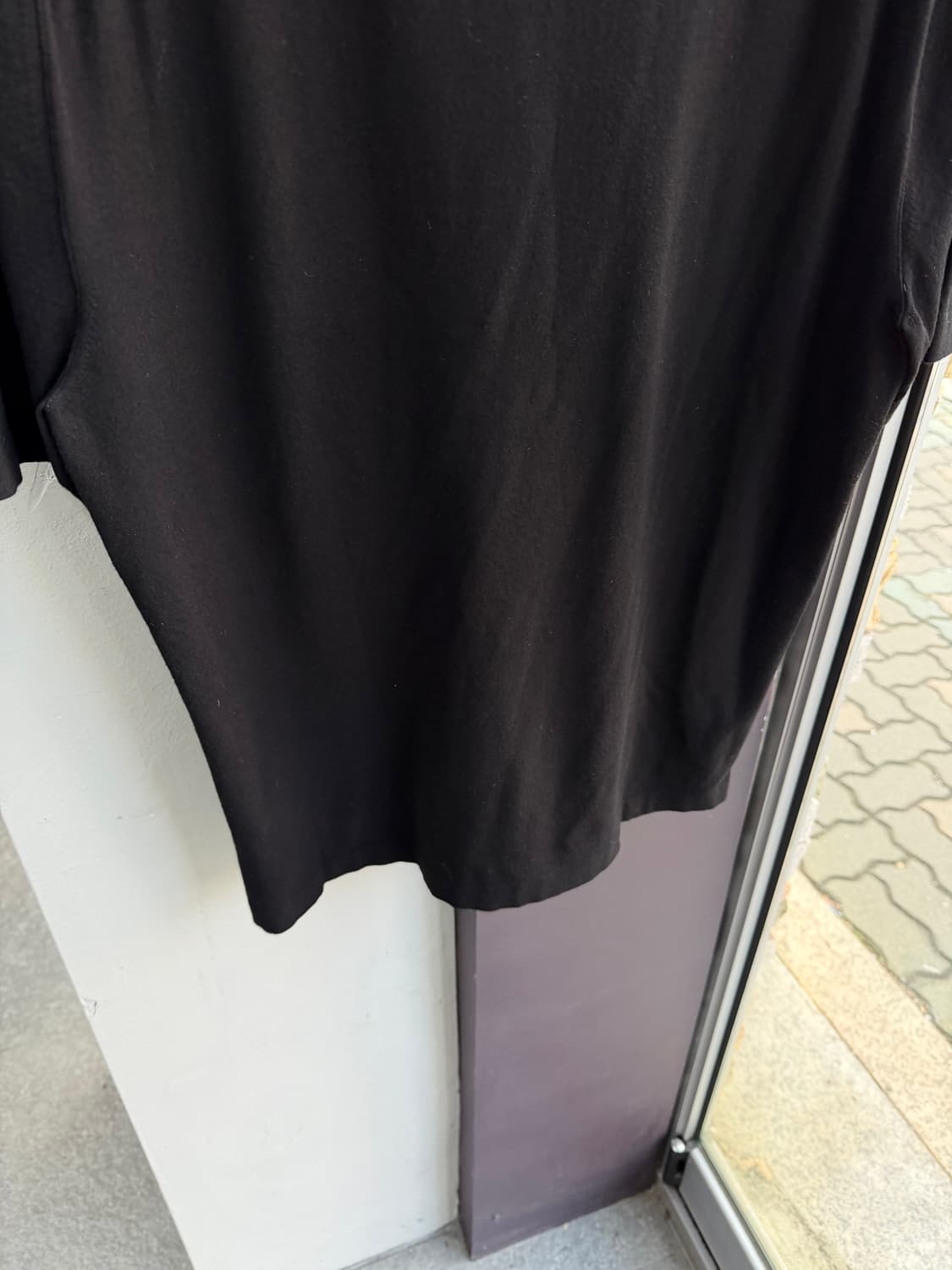 100/ 타임옴므 21FW 레이온 니트 반팔 상품이미지6