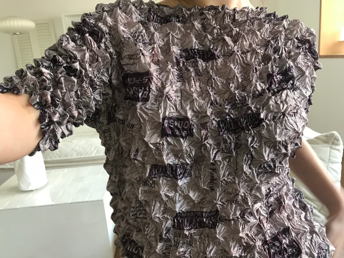 vintage pattern popcorn top 상품이미지6