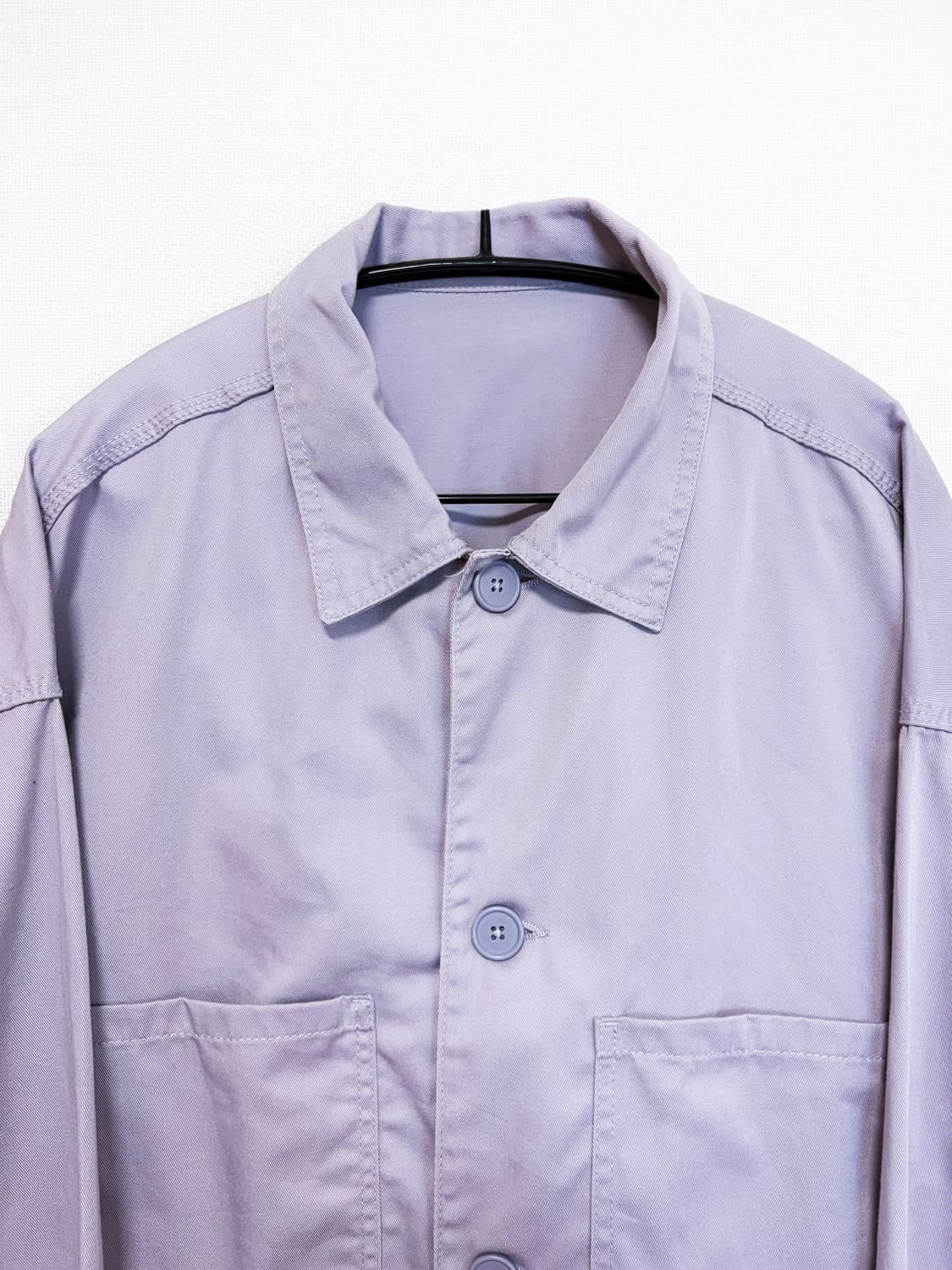 Oversized Trucker Jacket - Light Purple 상품이미지6
