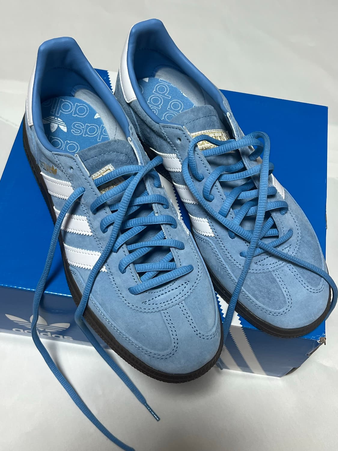 (새상품)아디다스 핸드볼 스페지알 라이트 블루 255 상품이미지1