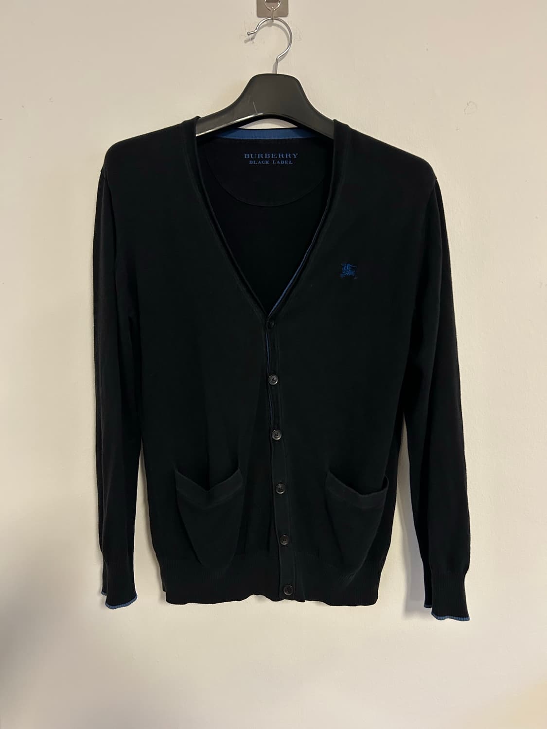 버버리 블랙라벨 코튼 가디건  상품이미지1