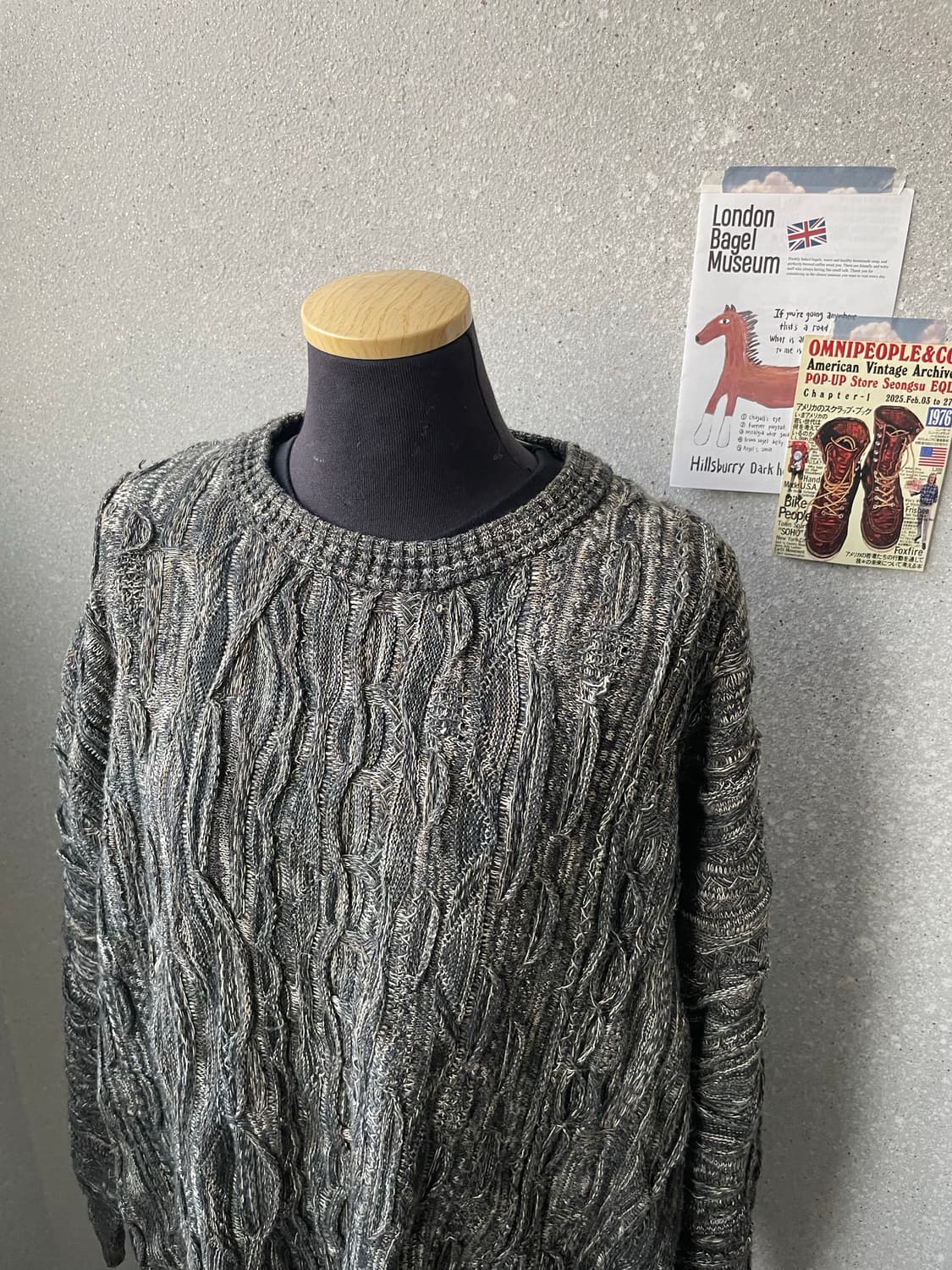 빈티지 케이블니트 상품이미지1