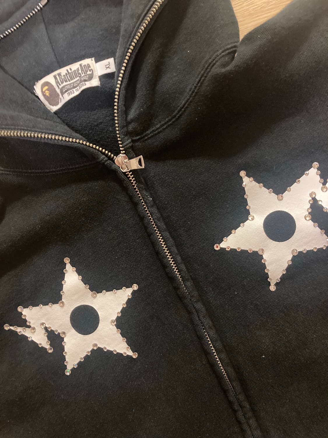 2017 bape&swarovski 후드집업  상품이미지3