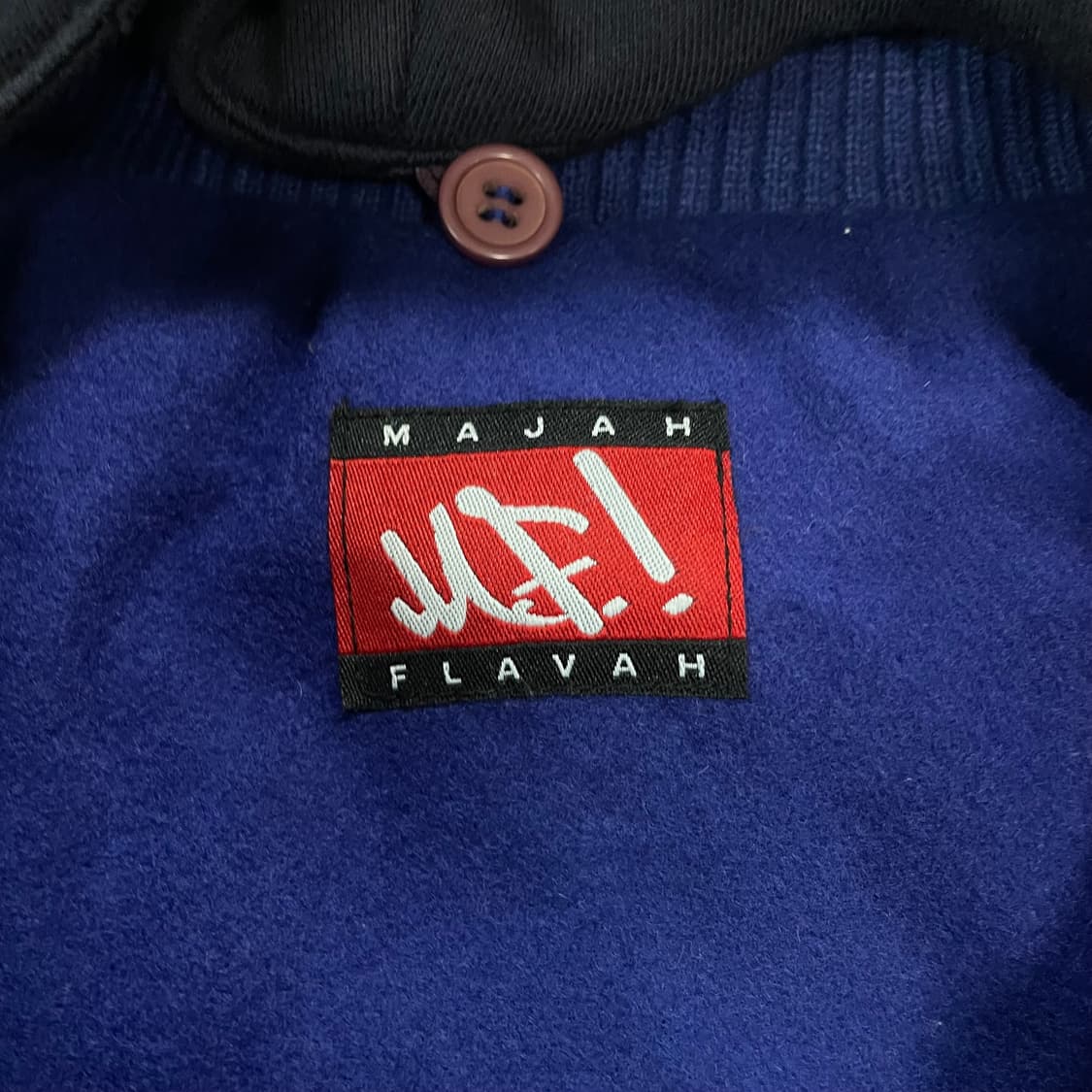 마자플라바 올드스쿨 울 바시티 자켓 블루 상품이미지6