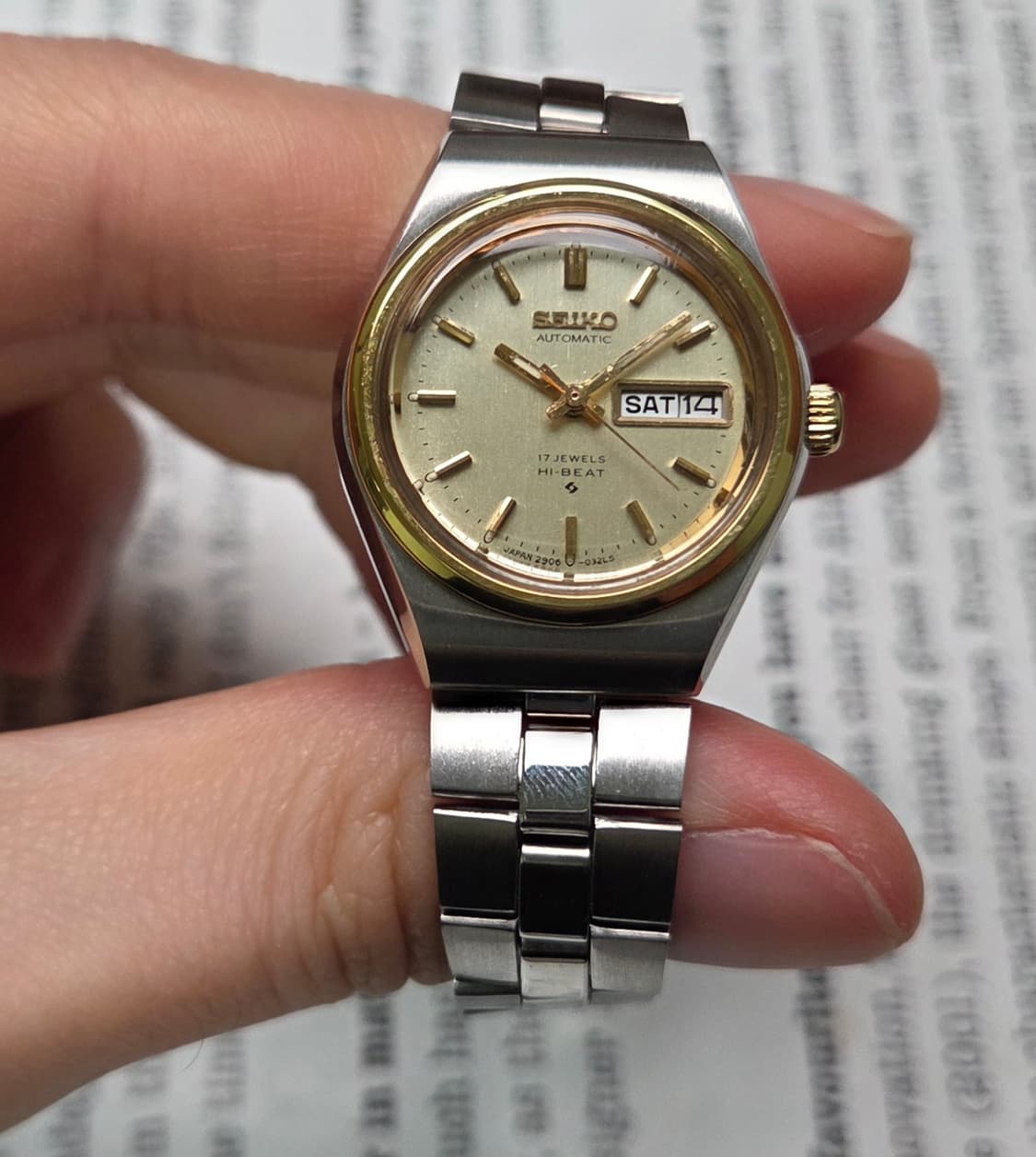 빈티지 세이코 하이비트 샴골판 데이데이트 여성용 브레이슬릿 ver. 상품이미지3