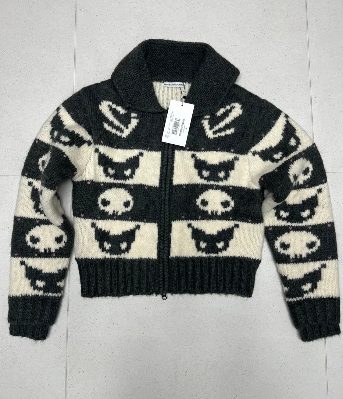 [새상품] KUROMI COWICHAN ZIP CARDIGAN 상품이미지6