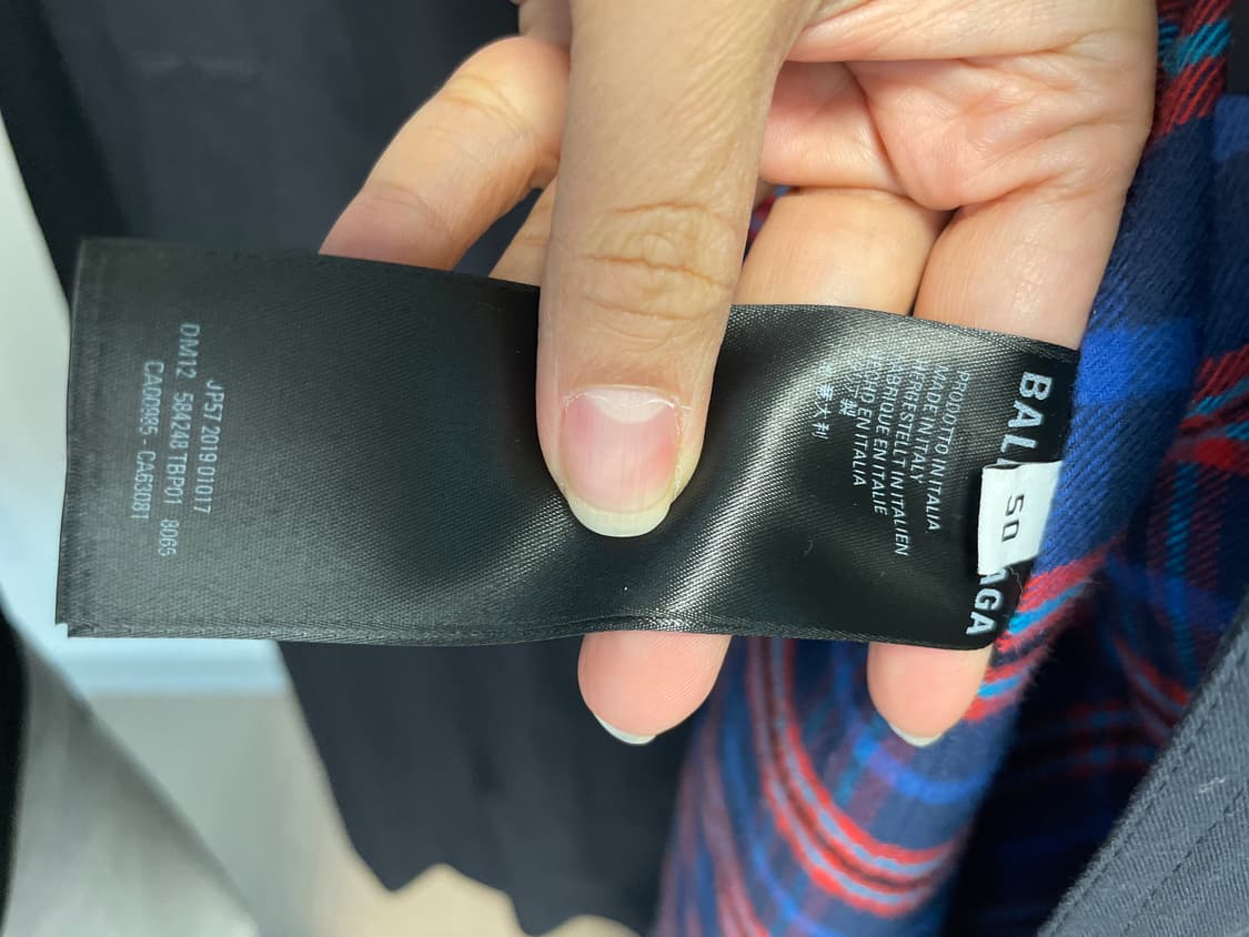 발렌시아가 남성 트렌치코트 (2019 / 50사이즈 / 이탈리아) 상품이미지2