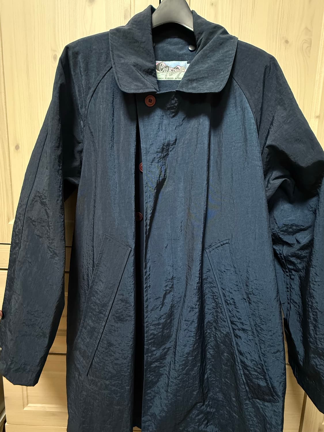 비헤비어 네이비 코트 M 상품이미지2