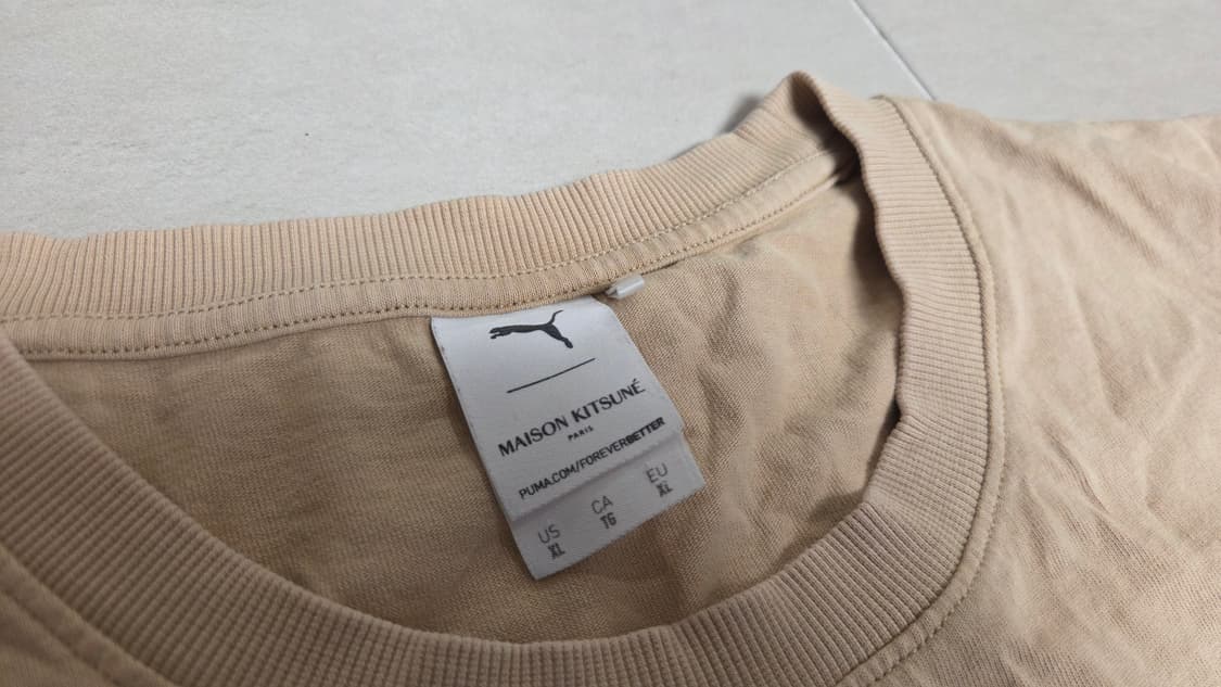 푸마 x 메종키츠네 오버사이즈 티셔츠  상품이미지5