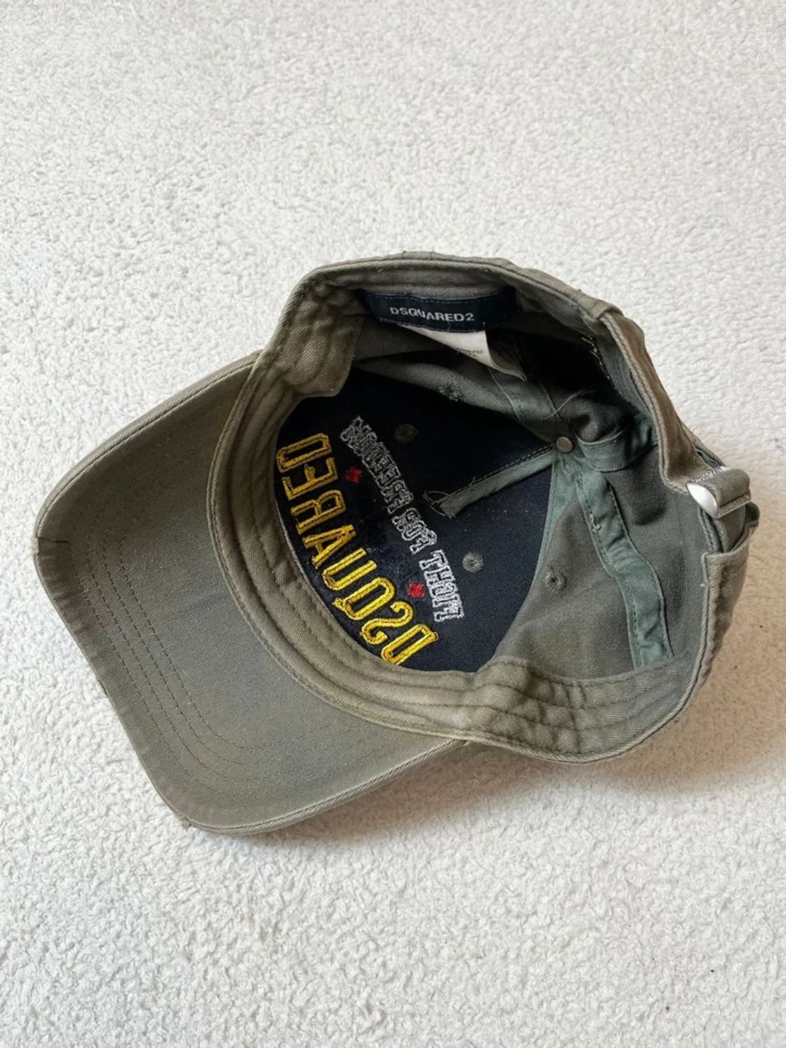 디스퀘어드2 14FW 리벨리온 로고 볼캡 A1752 상품이미지8