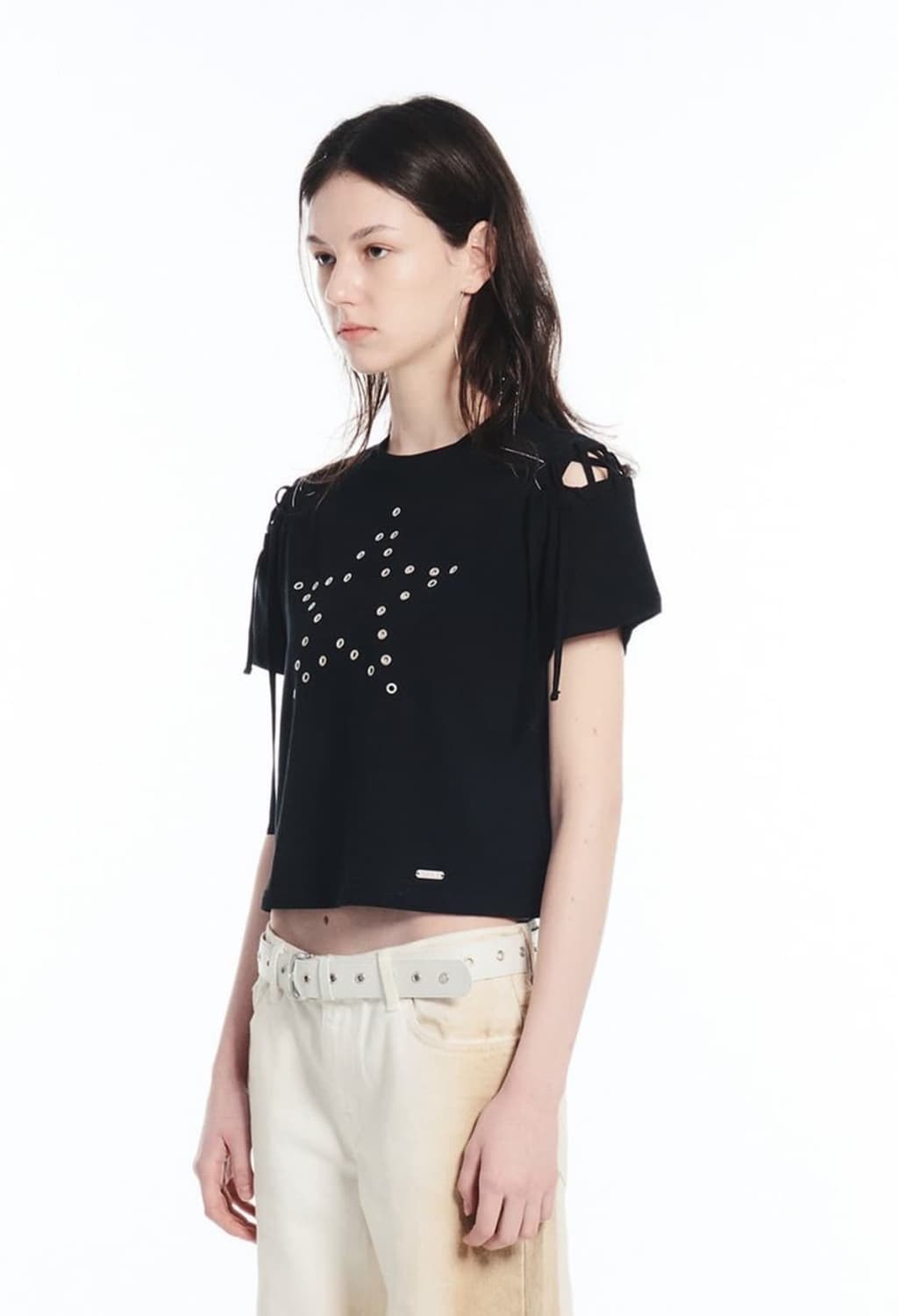 세릭 티셔츠 half star top 상품이미지2