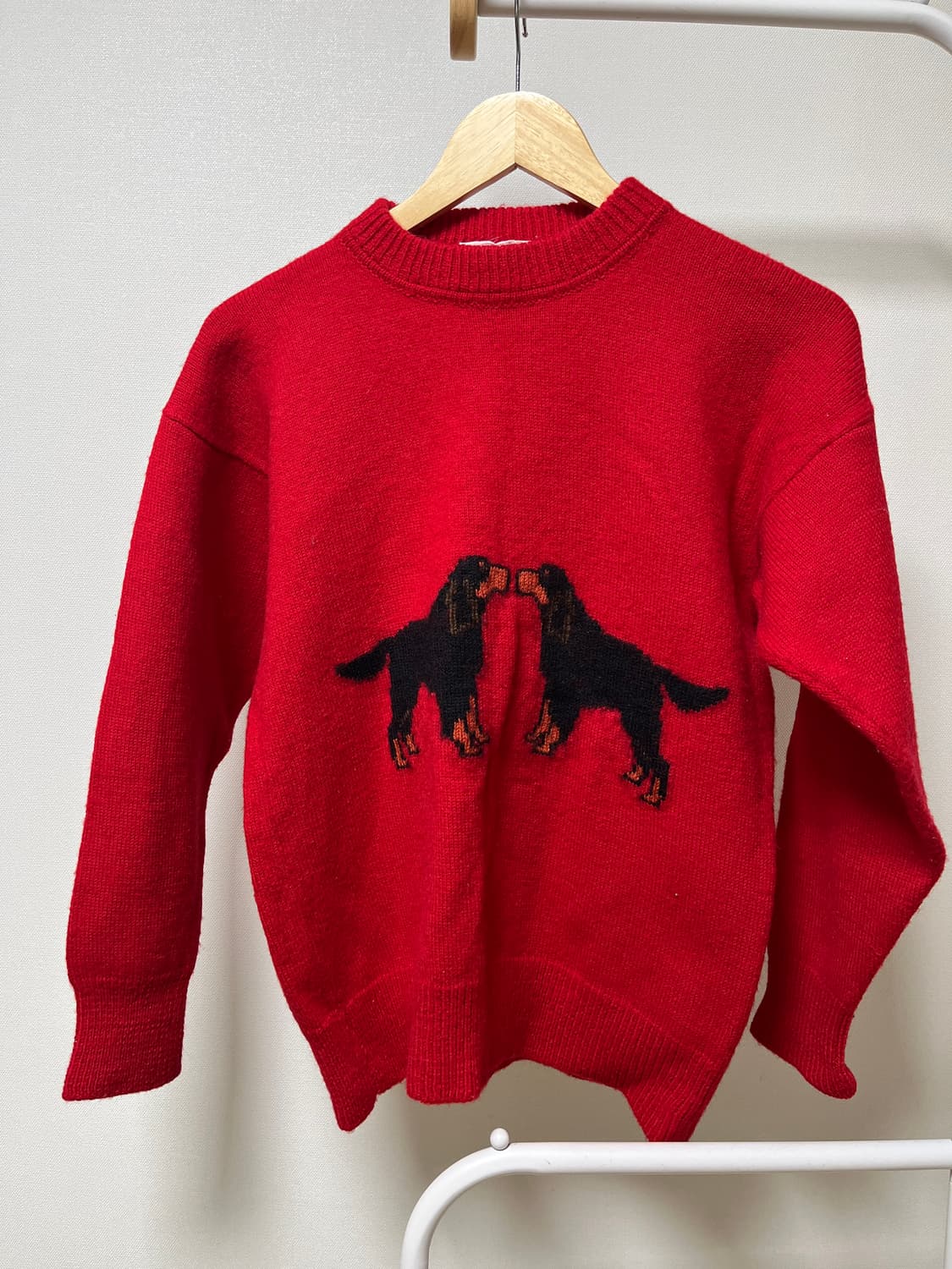 강아지 울 니트 스웨터 상품이미지1