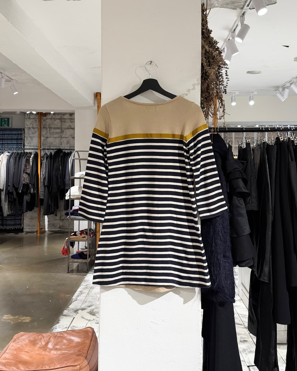 버버리 블루라벨 배색 스트라이프 7부소매 튜닉 상품이미지7