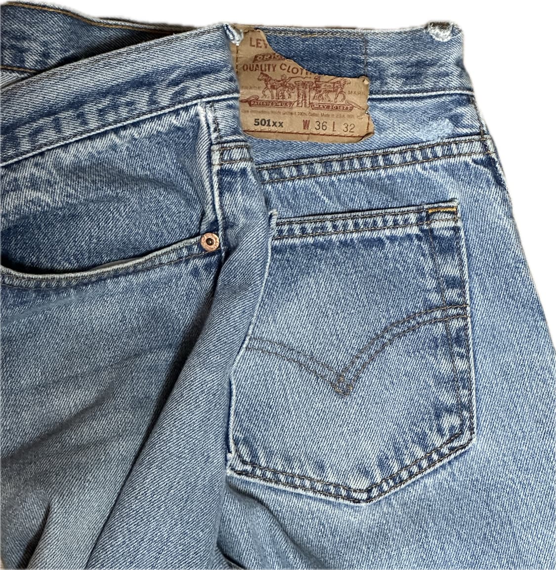 90s 리바이스 501xx 36x32 상품이미지5