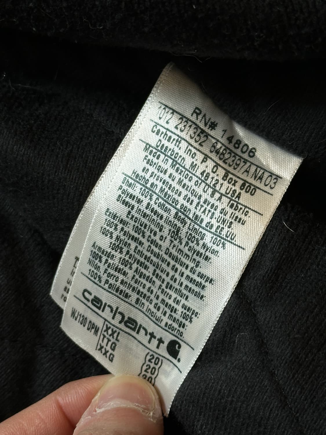 OG 칼하트 J130 액티브 자켓 칼하트 DPM 후드 자켓 상품이미지9