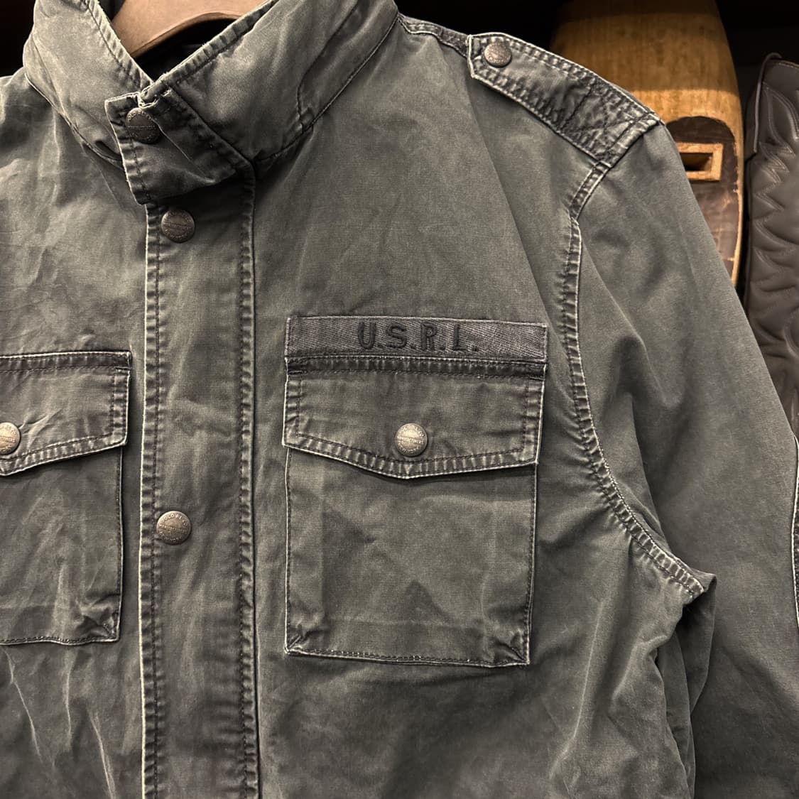 신형라벨 폴로 랄프로렌 USRL 라인 워시드코튼 사파리 자켓 N969 상품이미지6