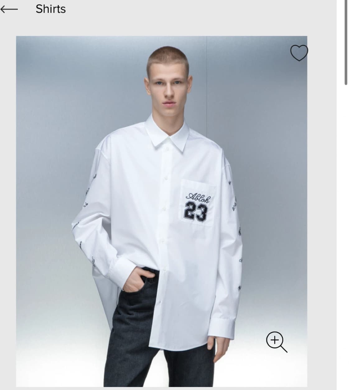 오프화이트 offwhite 셔츠 상품이미지5