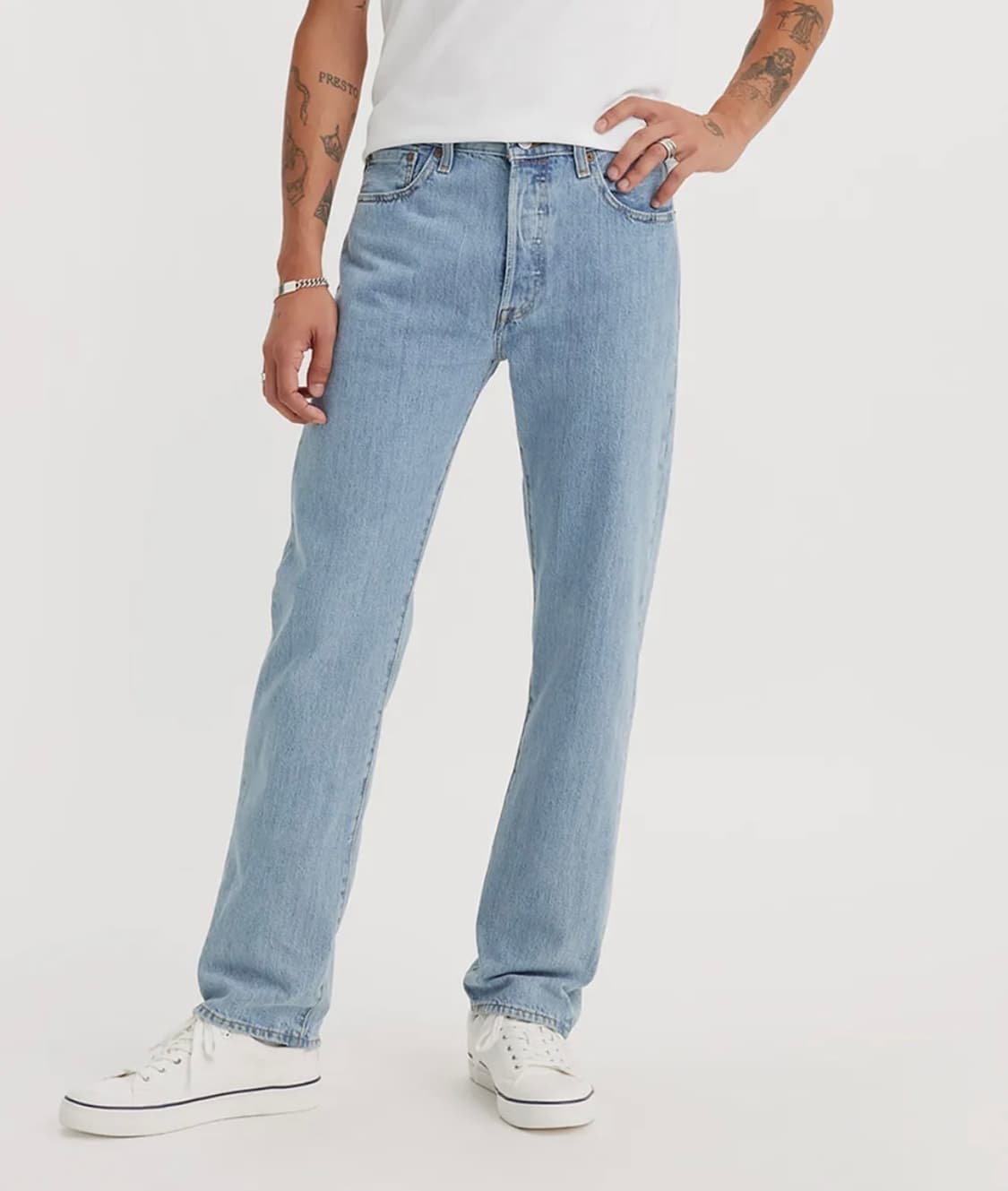 리바이스 501 오리지널 진 라이트 인디고 34-32 사이즈 상품이미지1