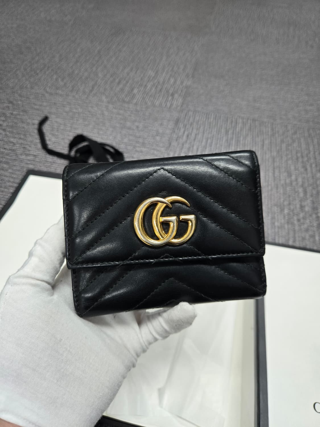 [특가][정품]구찌 마몬트 삼단 중지갑 상품이미지1