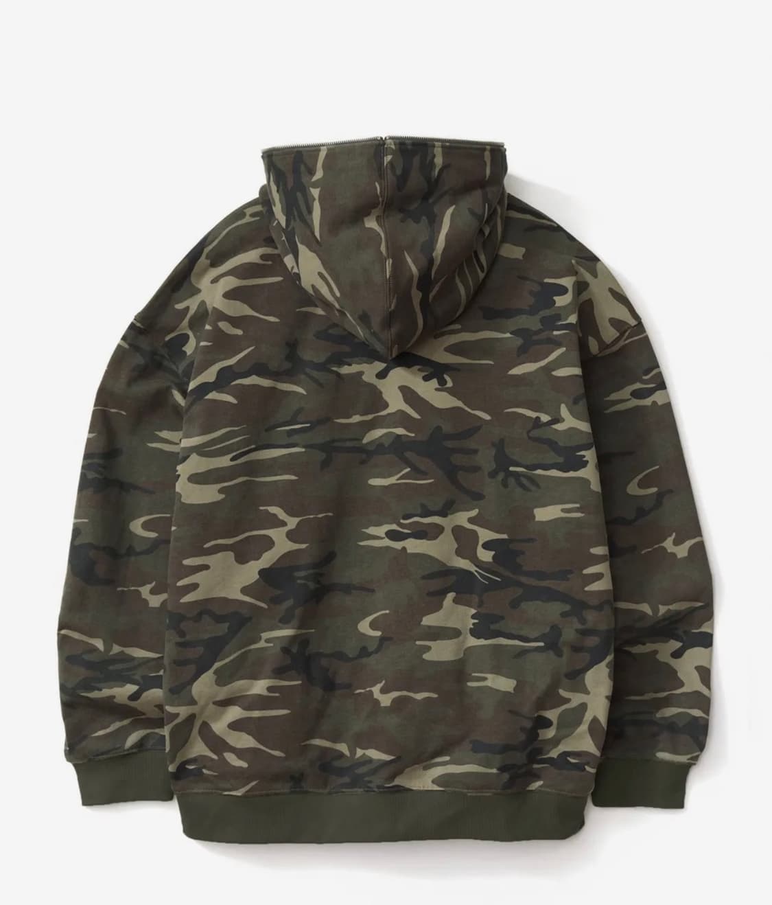 자이언트핏 솔리드 후드집업 (카모베이지) 상품이미지2