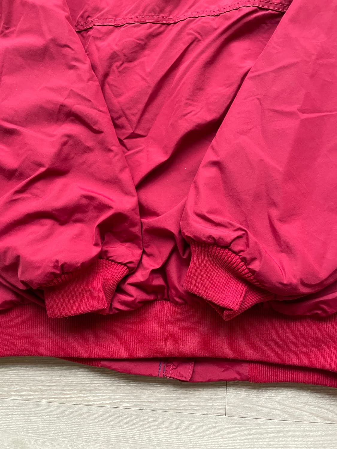 90s 파타고니아 쉘드 신칠라 봄버 자켓 레드 rare usa 상품이미지9