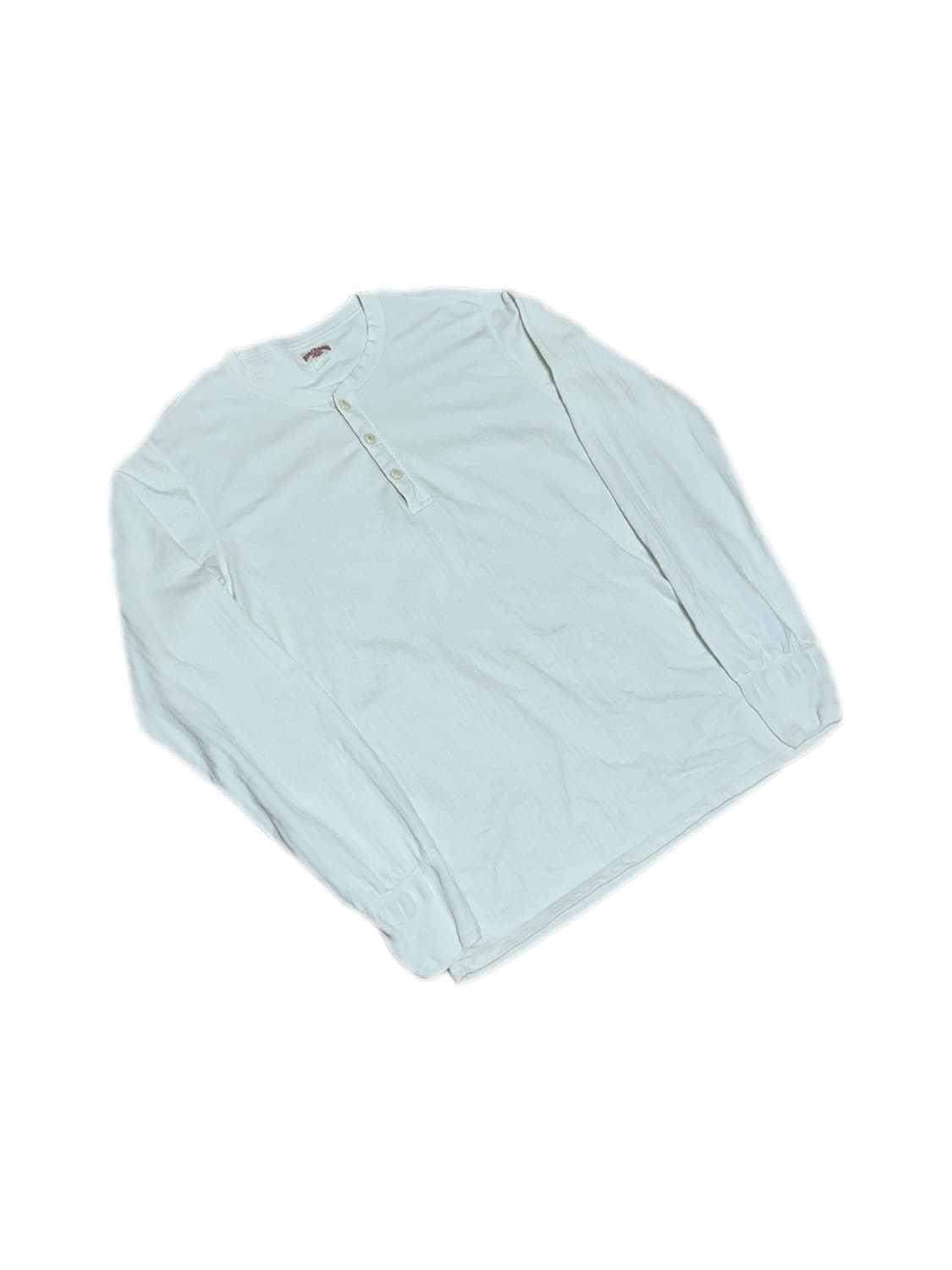 리얼 맥코이 더블 다이아몬드 화이트 헨리넥 상품이미지1