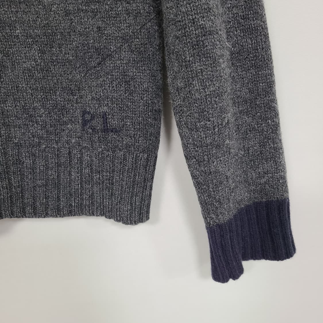 폴로 랄프로렌 정품 남성 베어 스웨터 그레이 헤더 M 상품이미지7