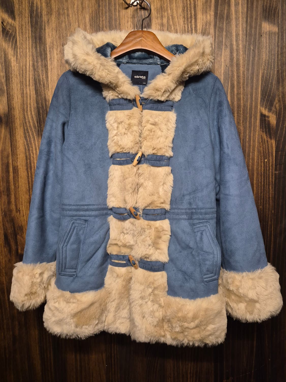 VINTAGE BLUE FUR COAT 상품이미지2