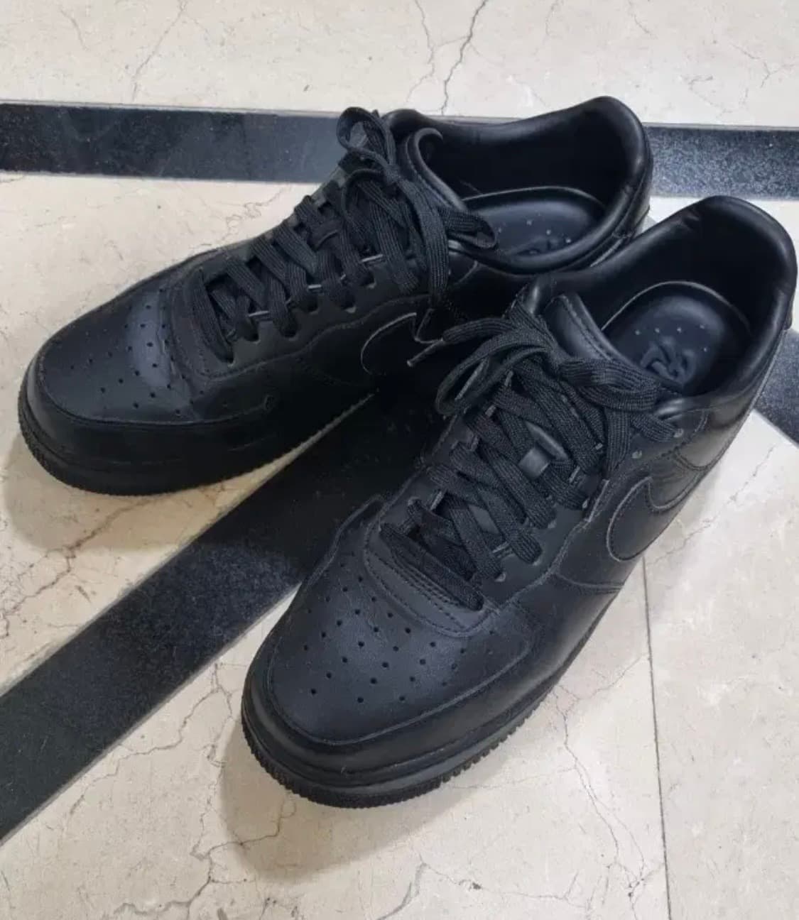 290 나이키 에어포스 프레쉬 트리플 블랙 상품이미지1