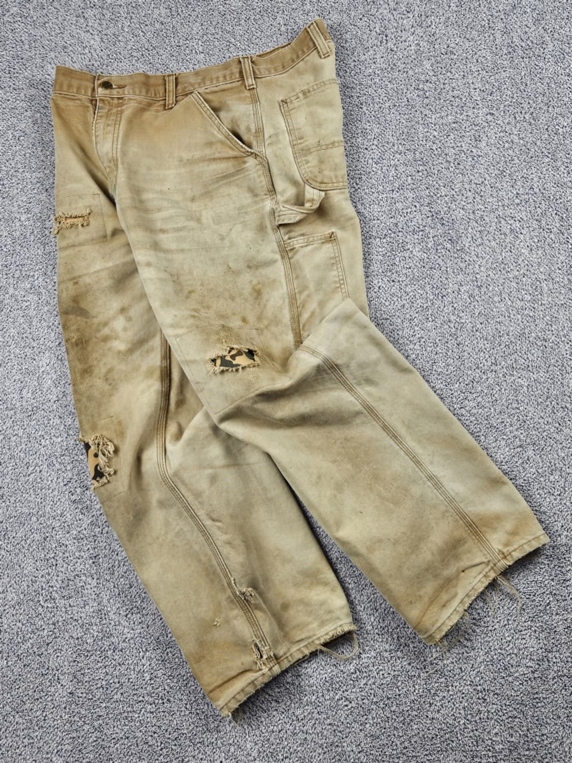 칼하트 카펜터 패치드 리페어 커스텀 팬츠 (36X30 추정) / 9983 상품이미지2