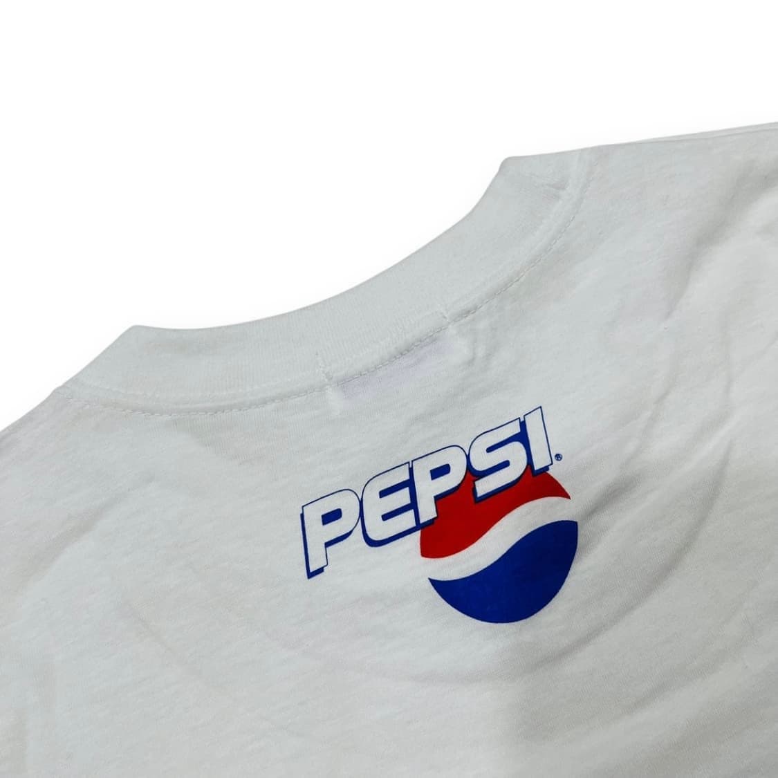 펩시 90s 로고 화이트 싱글스티치 반팔 티셔츠 상품이미지4