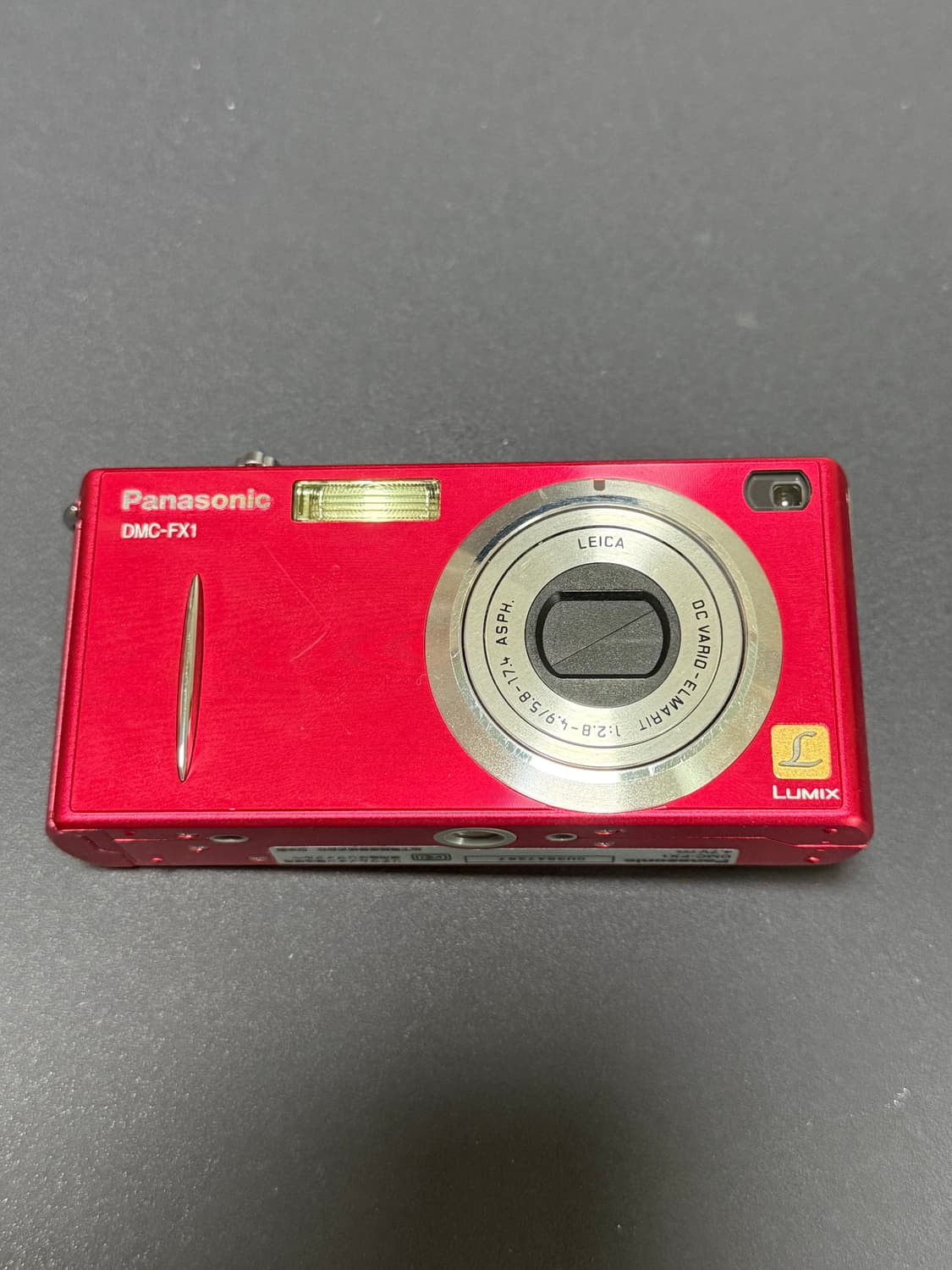 📸 Panasonic LUMIX DMC-FX1 레드 빈티지 디카 상품이미지3