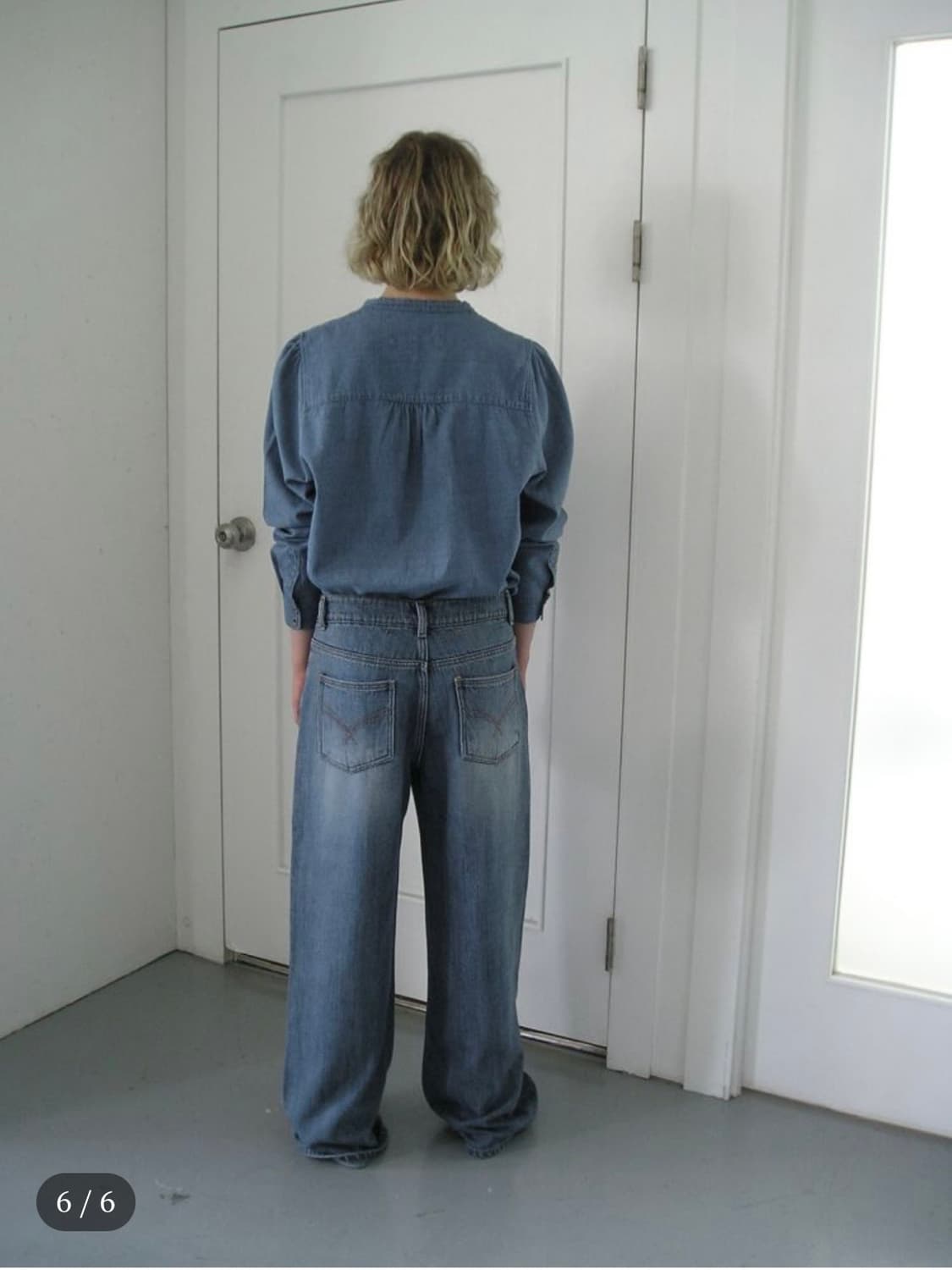 eonts country denim frill blouse (에옹쓰) 상품이미지4