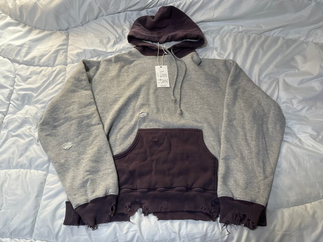 [38] 풀카운트 25aw 더블 페이스 페이딩 스웻 후드 상품이미지1