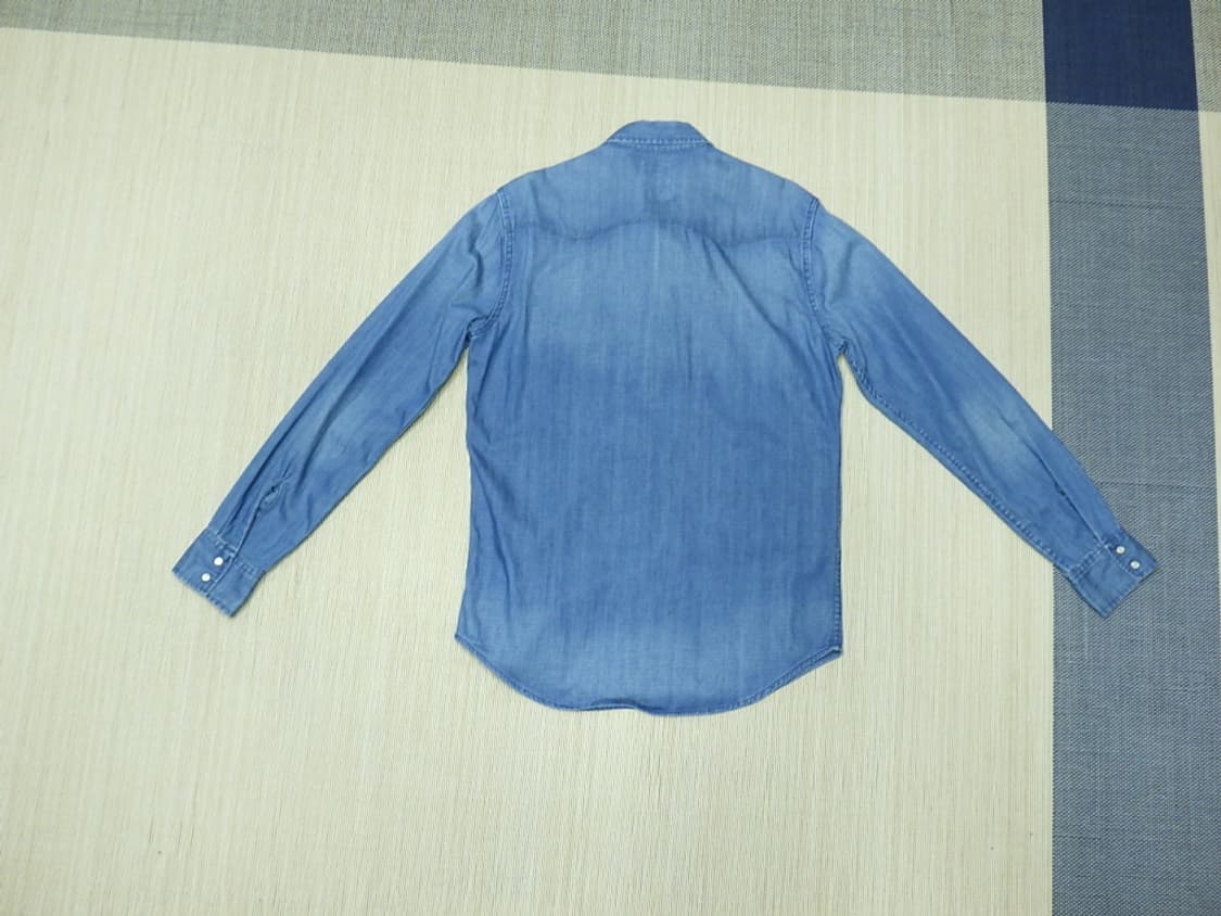 (M/95) 리바이스 Levis 남성 청 데님 포켓 남방 상품이미지2