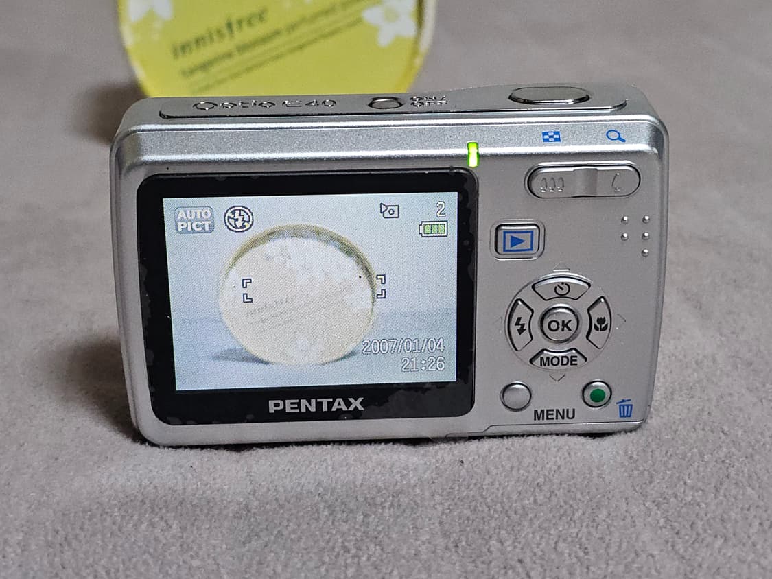 펜탁스 옵티오 E40 빈티지 디카 상품이미지6