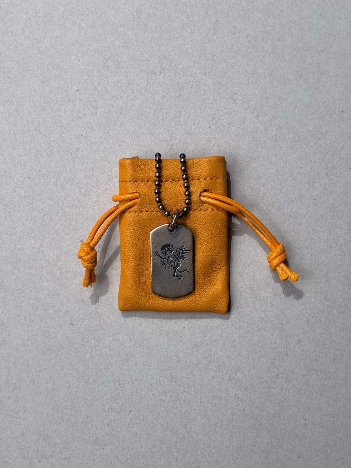 론원스 X 갤러리 디파트먼트 스켈레톤 도그 택 펜던트 목걸이 925실버 상품이미지4